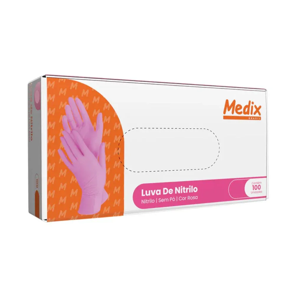 luva-nitrilica-rosa-medix